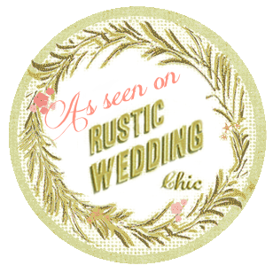 Featured on Rustic Wedding Chic: Kara & Matt